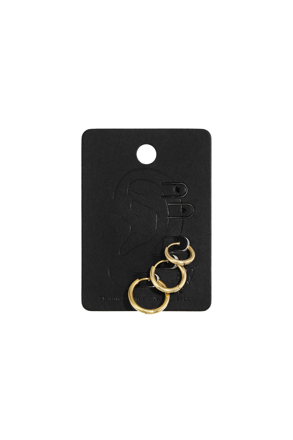 Ensemble De 3 Boucles D'Oreilles Créoles h5Image5
