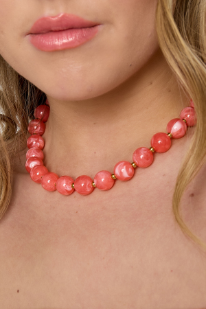 Collier De Perles Dorées De 135 Mm h5 Image4