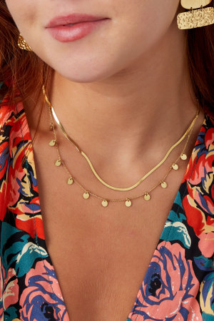 Collier Double Rang Cercles h5 Image3