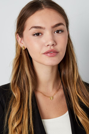 Collier Coeur Avec Boules h5 Image2
