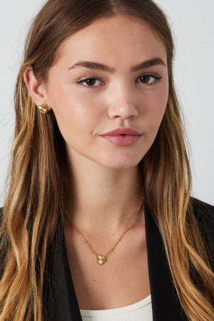 Collier Coeur Avec Boules h5 Image4
