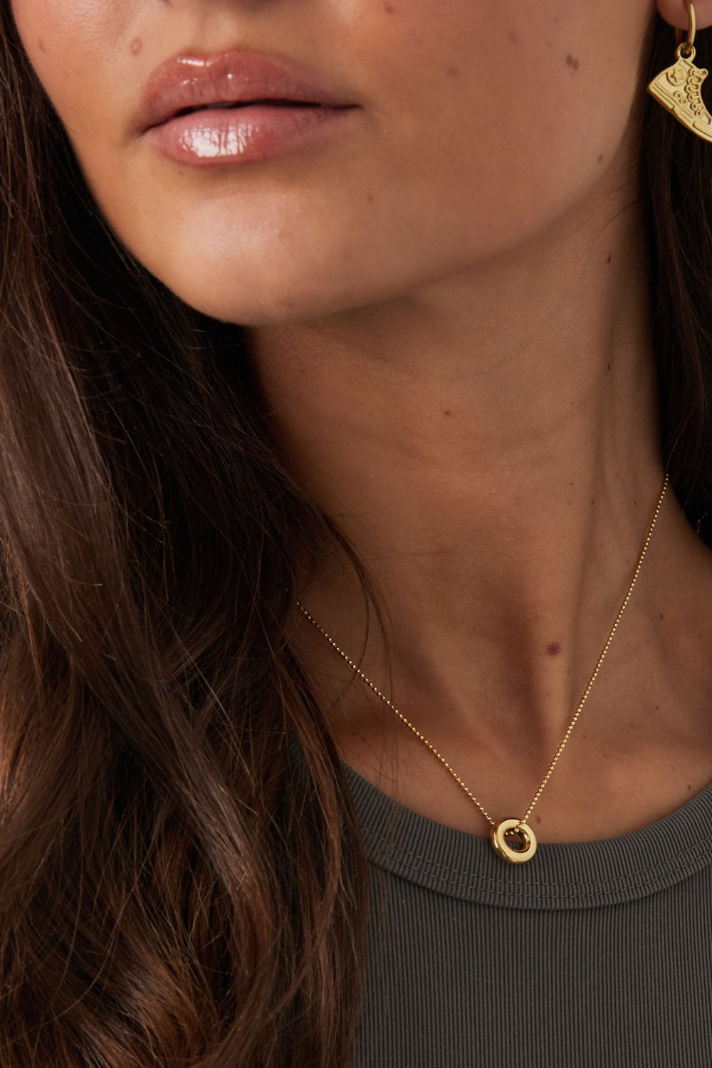 Collier Breloque Donut h5Image3