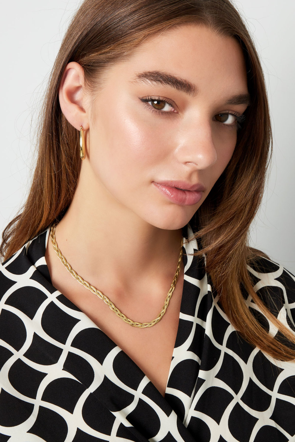 Collier Tressé - Doré h5Image2