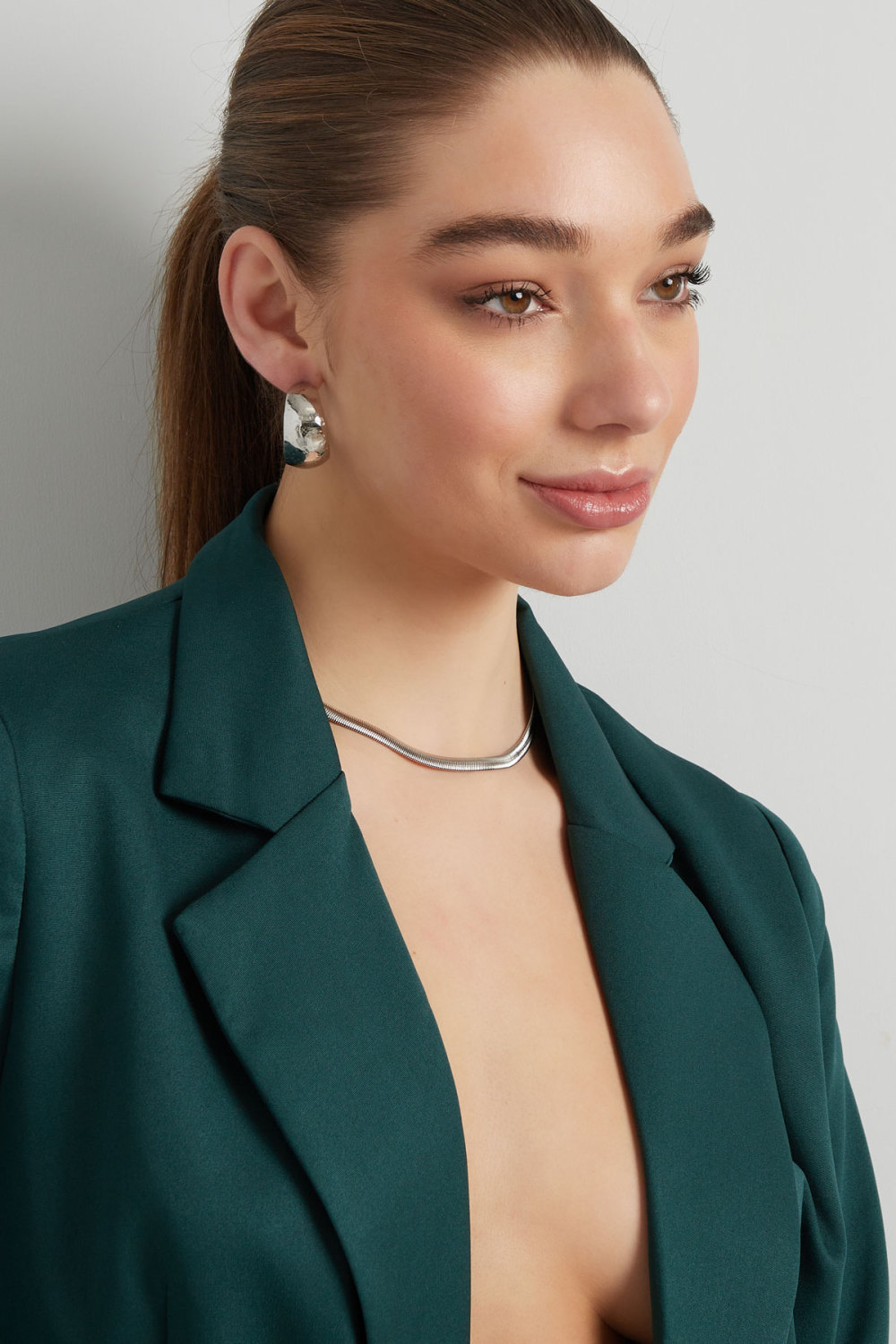 Collier Plat Avec Imprimé - Doré-6.0Mm Image6