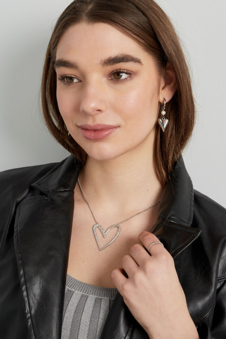 Collier voleur de coeur - doré 2