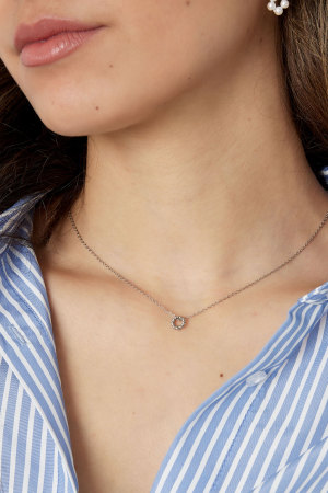 Collier Classique Avec Breloque Torsadée - Doré h5 Image3