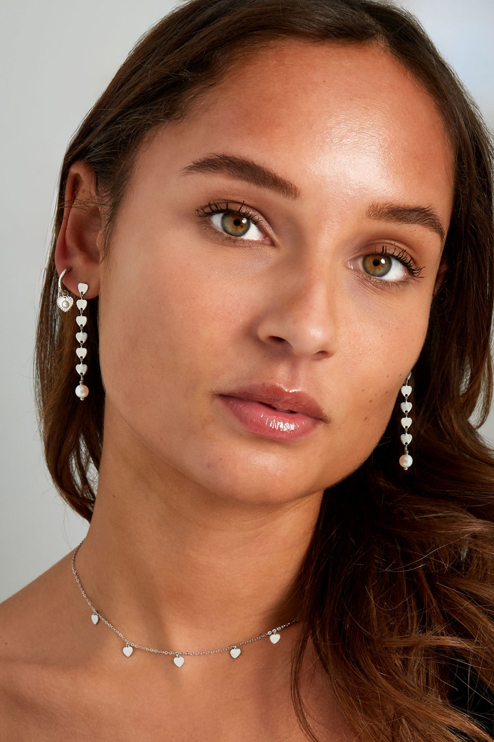 Collier Simple Avec Pendentifs Coeur - Doré Image5