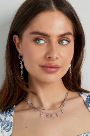 Collier Charm Jour Et Nuit (Pack With Plastic Bag) h5 Image4