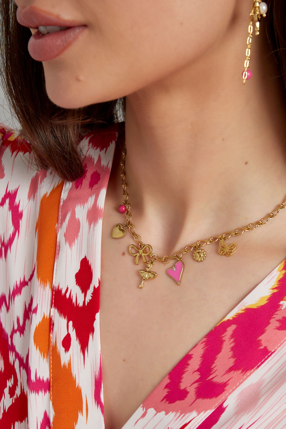Collier Charm Dansant Dans Le Ciel - Doré Image3