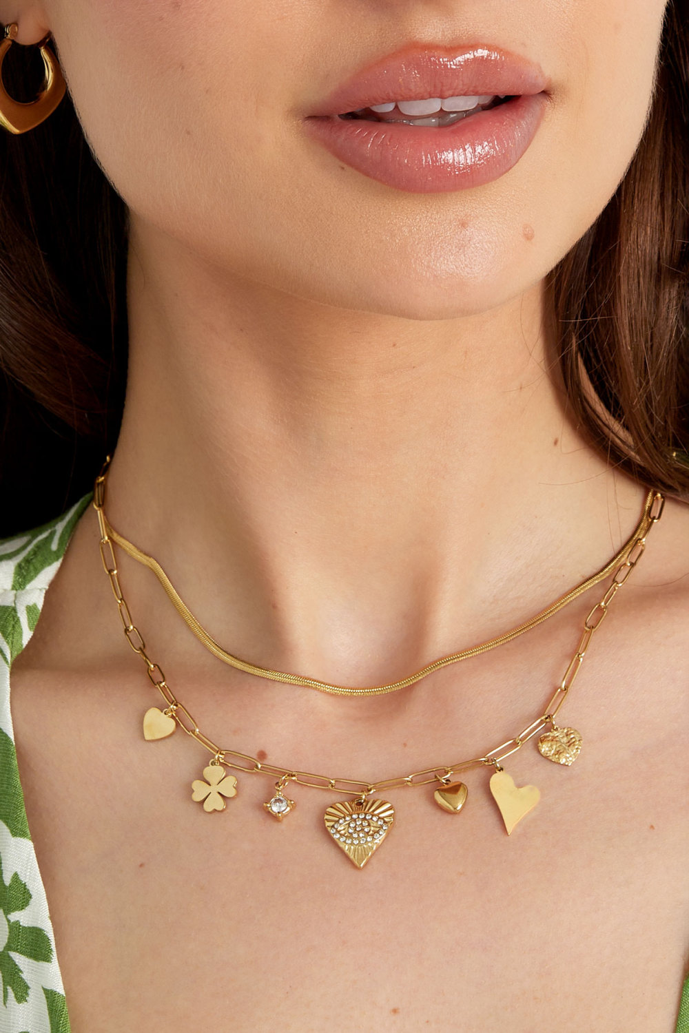 Collier Charm Numéro Porte-Bonheur 7 - Doré (Pack With Plastic Bag) Image3