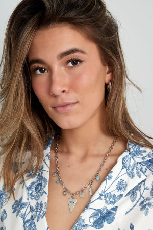 Collier À Breloques Avec Breloques Joyeuses - Doré h5 Image2