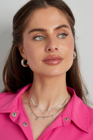 Collier Charm Lettre D'amour (Pack With Plastic Bag) h5 Image2
