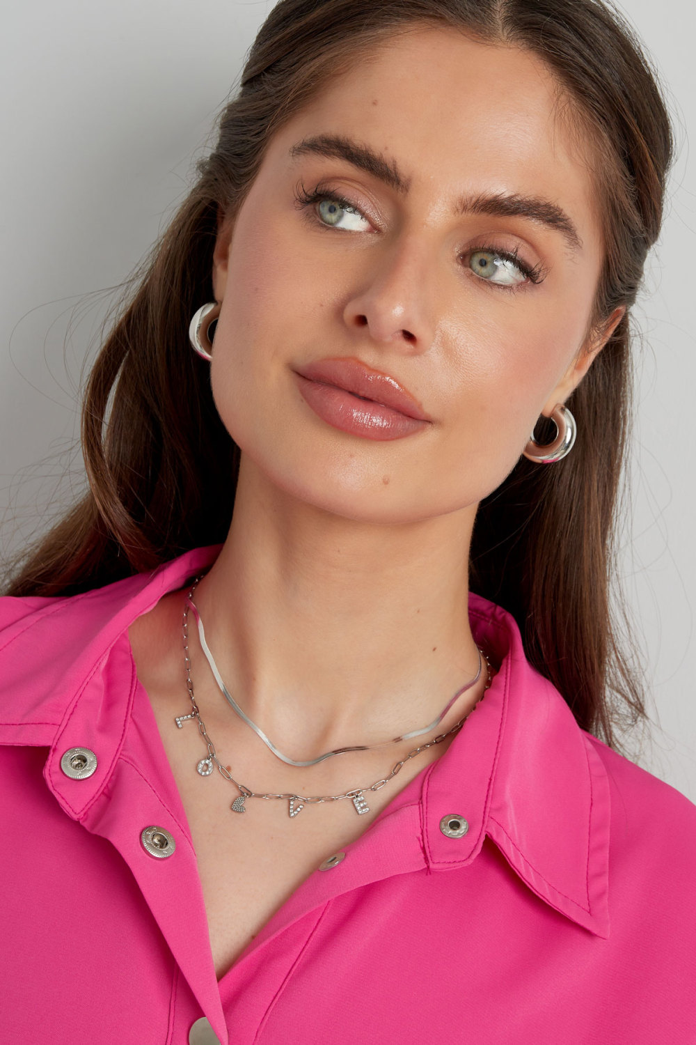 Collier Charm Lettre D'amour (Pack With Plastic Bag) Image4
