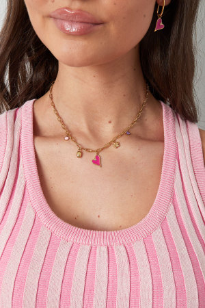 Collier Charm Nuances Printanières - Doré h5 Image3