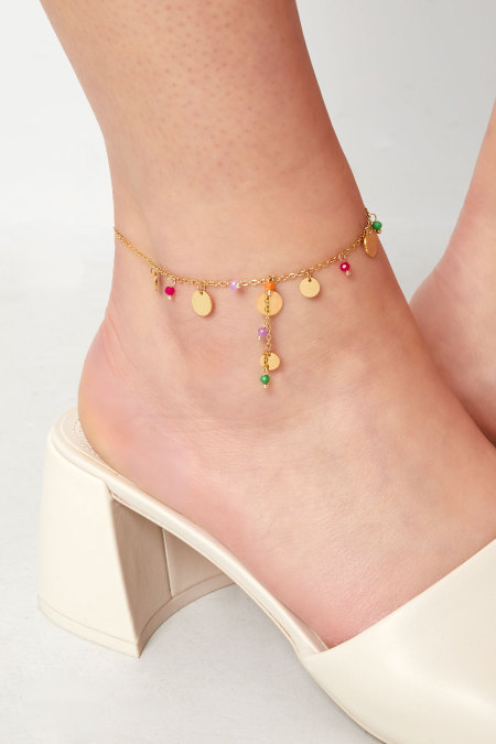 bracelet de cheville amour d'été 2