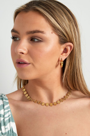 Collier Vintage Rond - Doré h5 Image2