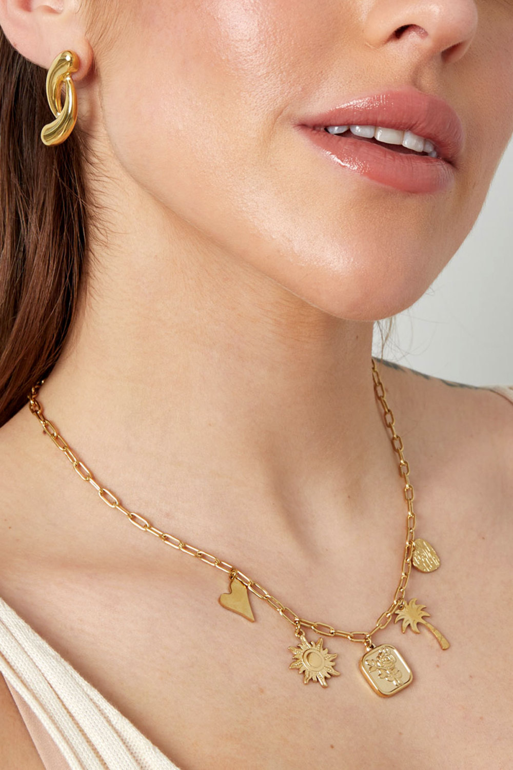 Collier Charm Possession De Palmier h5Image3