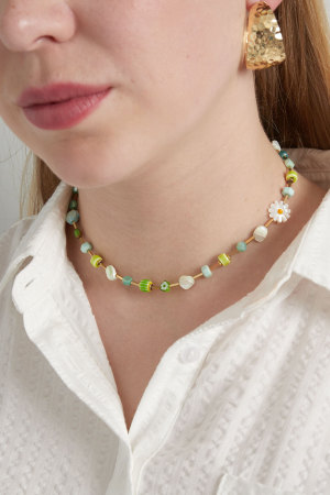 Collier Colcouleur Oré Oasis Verte - Couleur Or Vert h5 Image2
