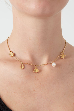 Collier À Breloques Beach Vibes - Doré h5 Image2