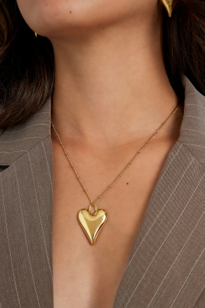 Collier Avec Breloque En Forme De Cœur h5 Image2