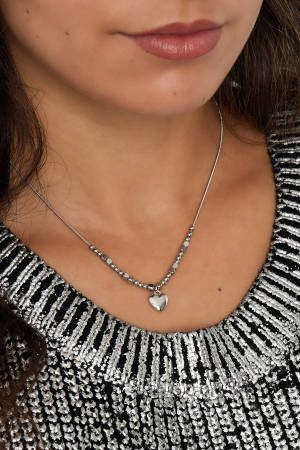 Collier Coeur En Perles h5 Image2