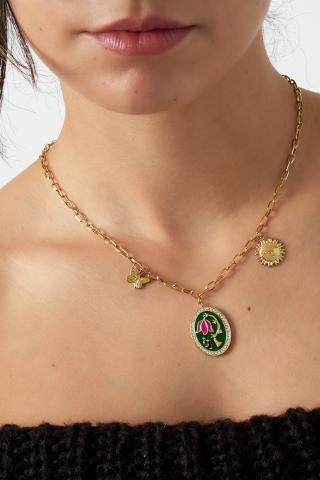 collier fleur éternelle 2