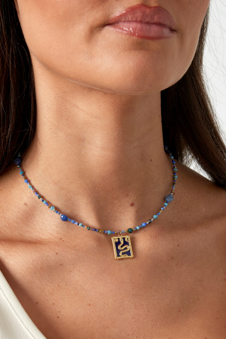 Collier histoire de serpent 2