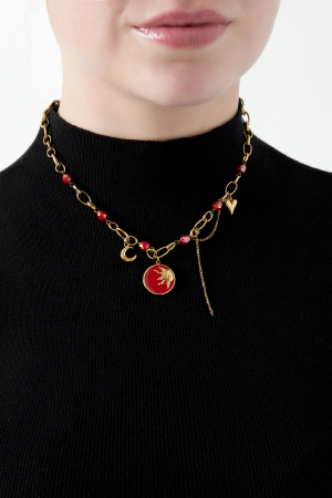 Collier À Breloques Nuits Solaires - Couleur Or Noir h5 Image2