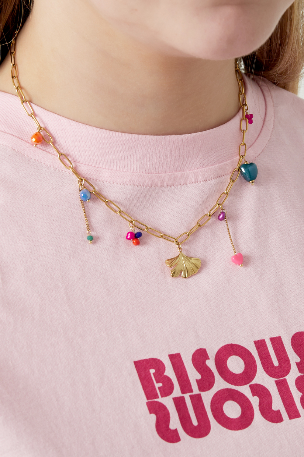 Collier Charm Paradis - Couleur Couleur Or h5Image2