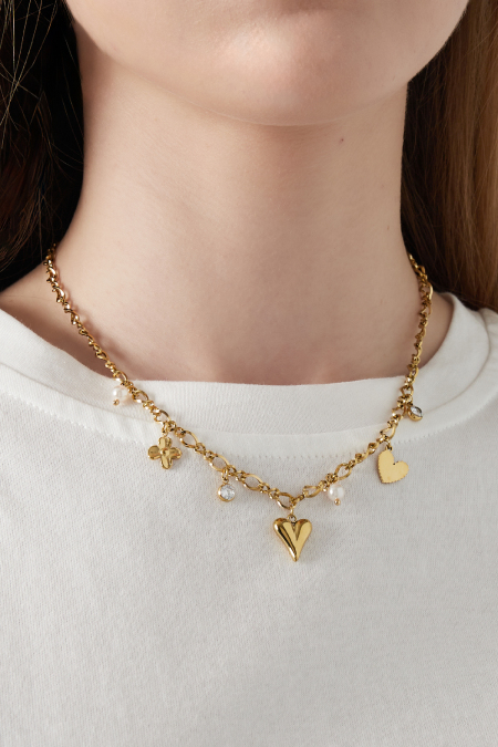 collier amour scintillant 2