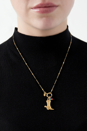 Collier À Breloques Bottes De Cowboy h5 Image2