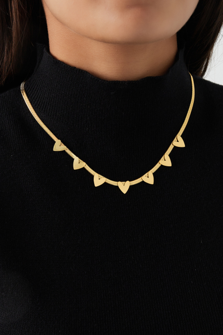 collier de fête en forme de coeur 2
