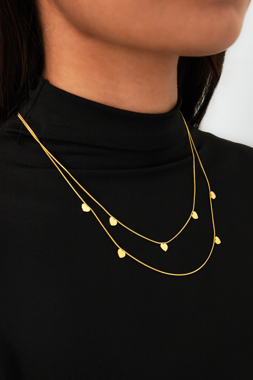 Collier Double Coeur Image2