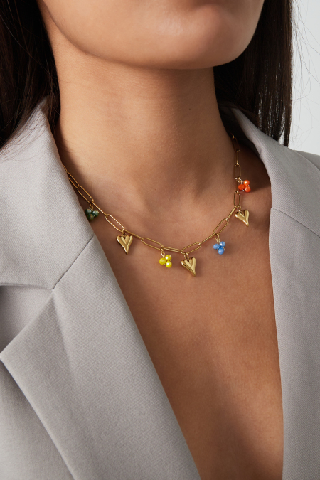 collier à breloques amour primaire 2