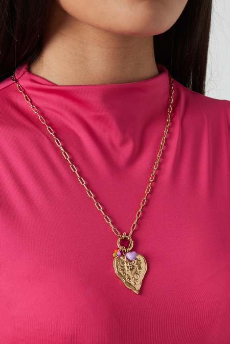 collier à breloques lovebook 2