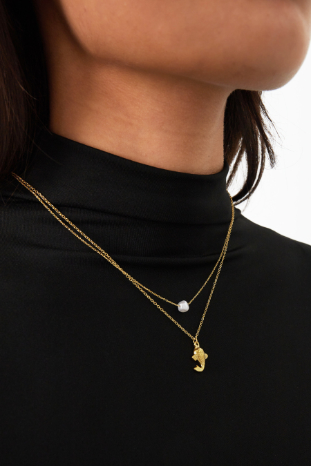 Collier poisson et perle 2