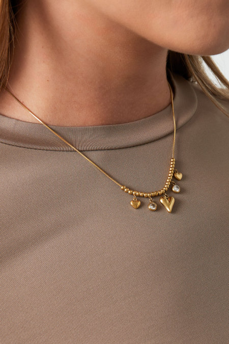 collier coeur brillant 2