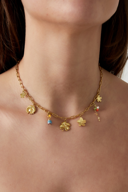 collier fleur 2