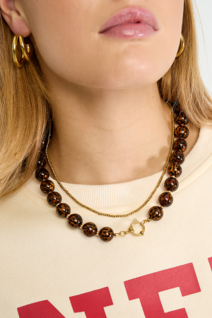 Colliers De Perles En Acrylique, Série Rétro Classique Quotidienne, Bijoux Pour Femmes - 16 Mm h5 Image3