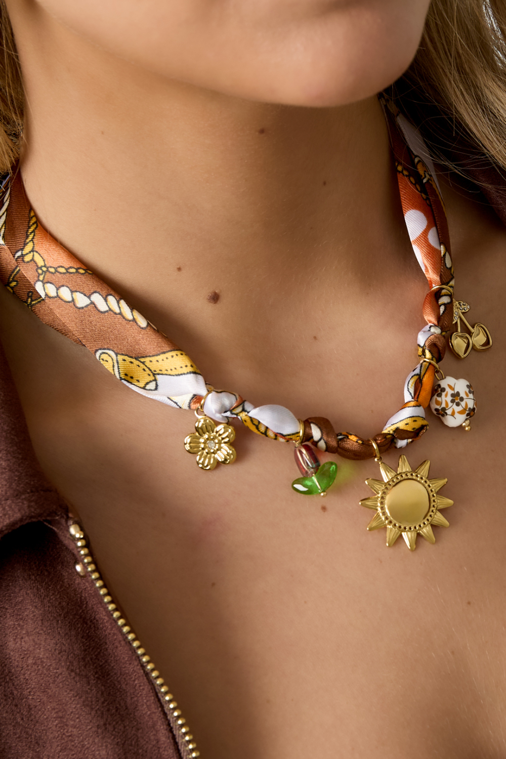 Colliers Pendentifs En Acier Inoxydable Fleur Casual Daily Simple Série Bijoux Pour Femmes Image4