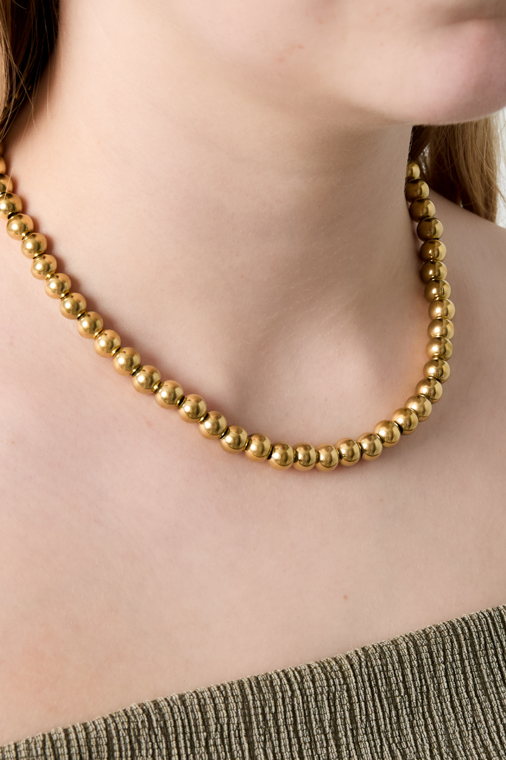 Collier De Perles Creuses - 8 Mm Image2