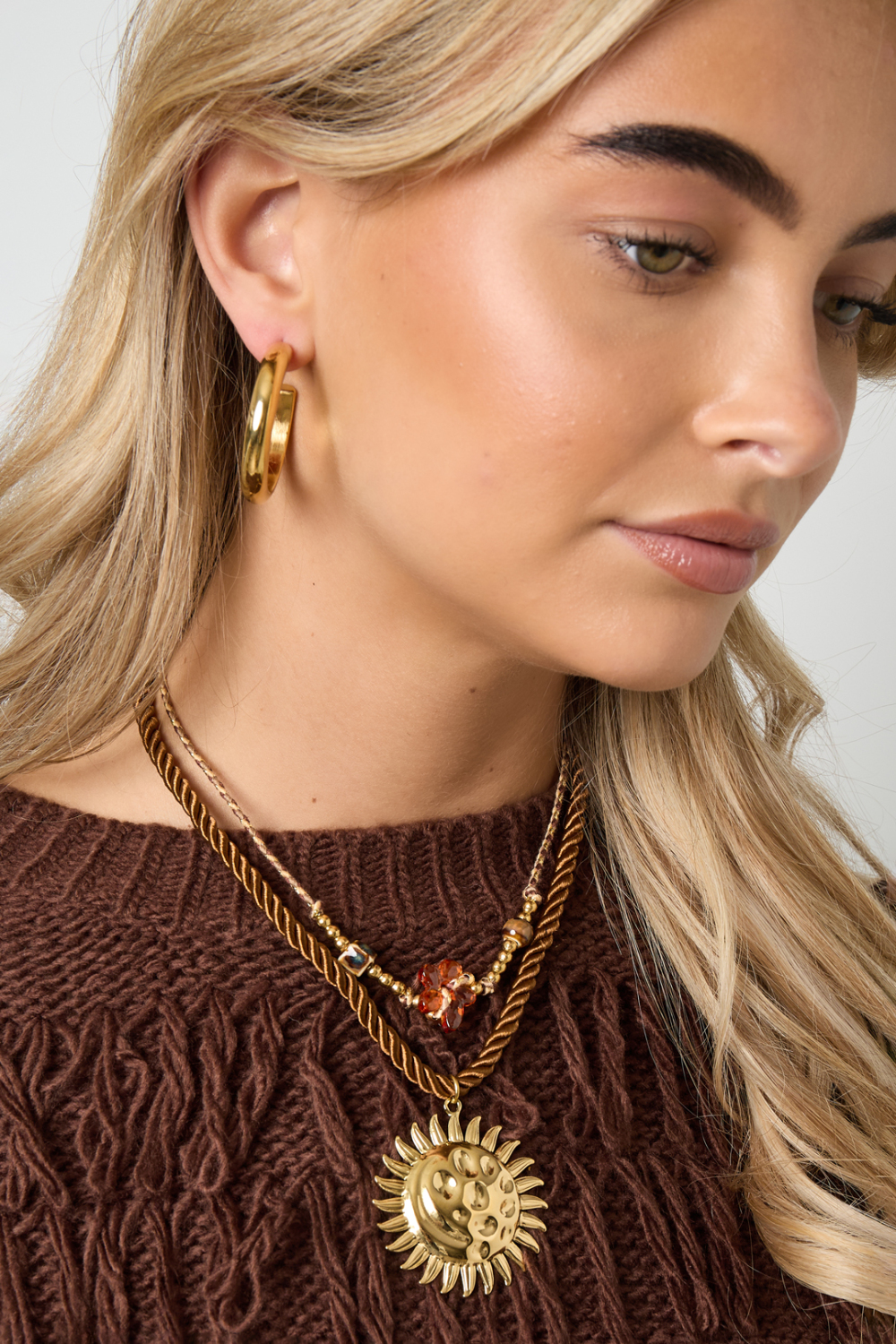 Colliers De Perles En Polyester, Série Florale Décontractée, Simple Et Quotidienne, Bijoux Pour Femmes Image4