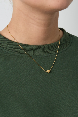 Collier Minimaliste Avec Un Trèfle h5 Image2
