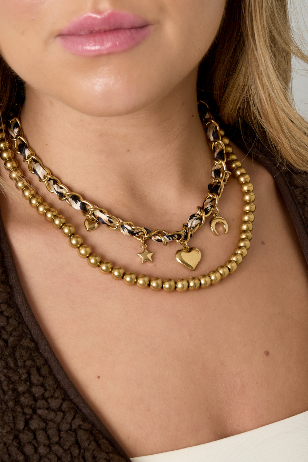Colliers Pendentifs En Acier Inoxydable Série Star Casual Daily Simple Bijoux Pour Femmes Image3