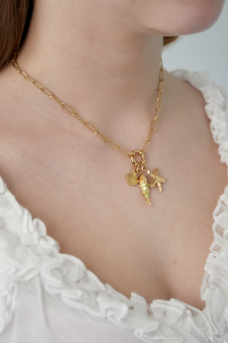 Collier DIY étoile de mer 2