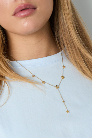 Colliers Pendentifs En Acier Inoxydable Série Star Casual Daily Simple Bijoux Pour Femmes h5 Image5