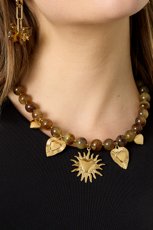 Collier De Perles Avec Des Breloques D'Été h5 Image3