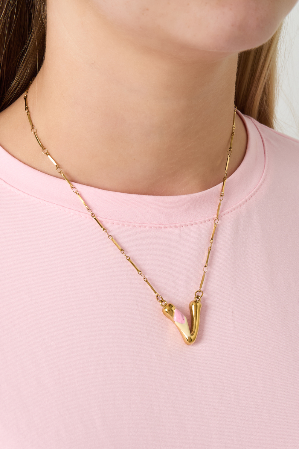 Collier Happy Initials Avec Breloques Image4