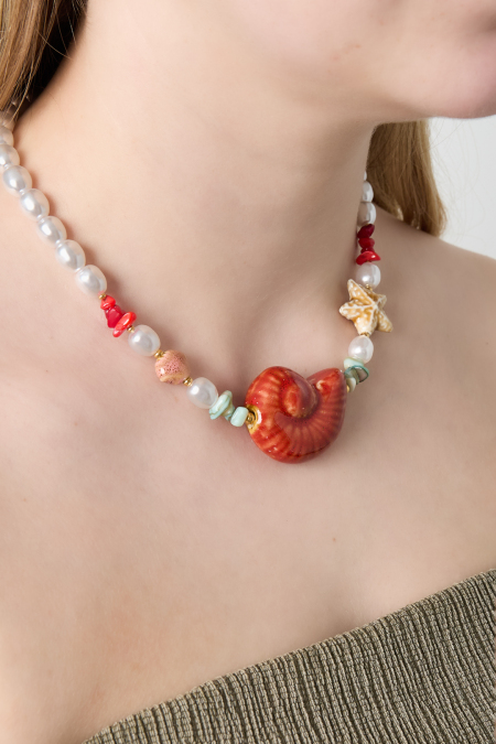 Colliers de perles d'imitation Tortue Décontracté Vacances/Plage Série Simple Bijoux pour femmes 2