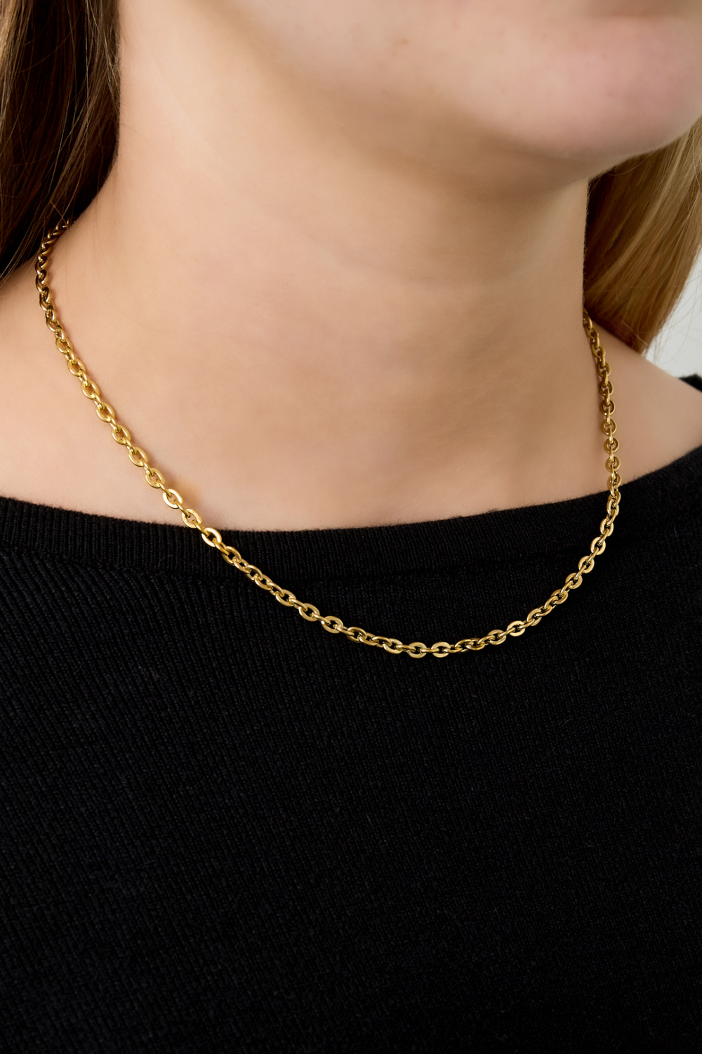 Colliers En Acier Inoxydable, Chaîne Diy, Série Simple Et Quotidienne, Bijoux Pour Femmes Image2